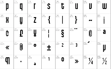 Qhytsdakx font