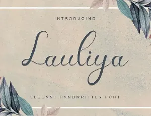 Lauliya Demo font