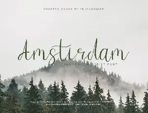 Amstirdam | Handwritten font