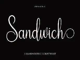 Sandwich font