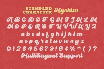 Hyokim font