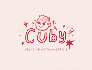 Cuby Display font