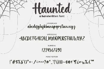 Haunted font