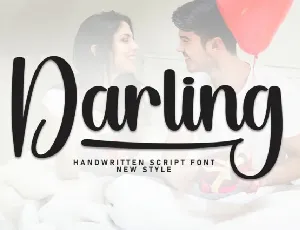 Darling Script Typeface font