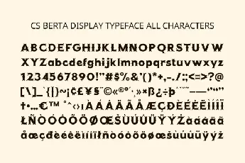 CS Berta font