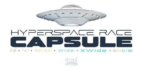 Hyperspace Race Capsule font