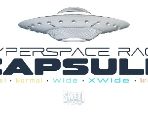 Hyperspace Race Capsule font