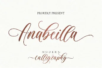 Anabeilla font