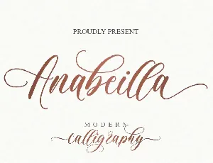 Anabeilla font