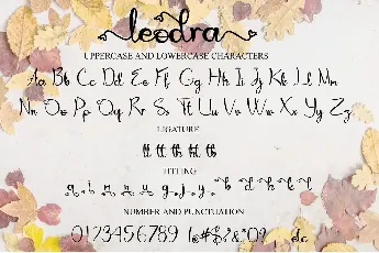 leodra - Personal Use font