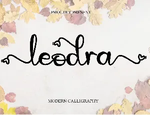 leodra - Personal Use font