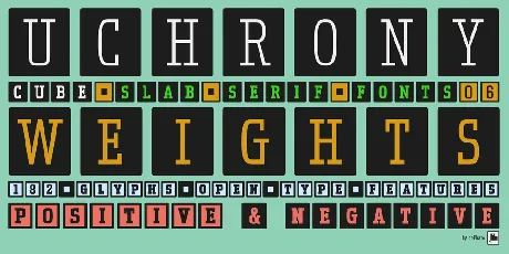 Uchrony Cube font