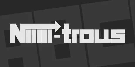 Niiiii-trous font