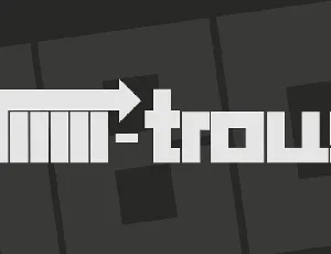 Niiiii-trous font