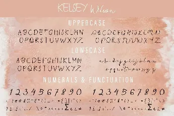 Kelsey Wilson Demo font