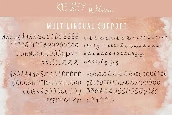 Kelsey Wilson Demo font