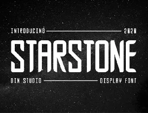 Starstone font