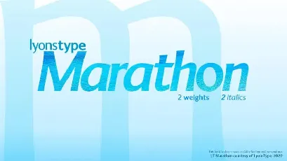 LT Marathon Sans Serif font