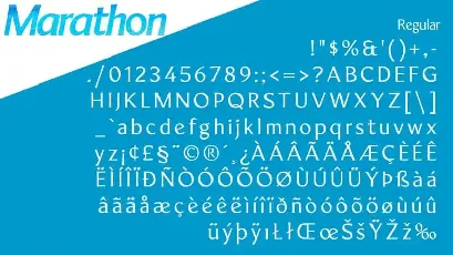 LT Marathon Sans Serif font