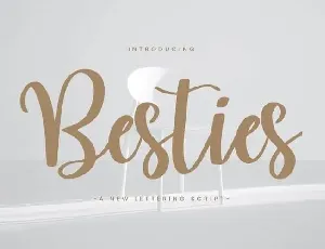 Besties Script font