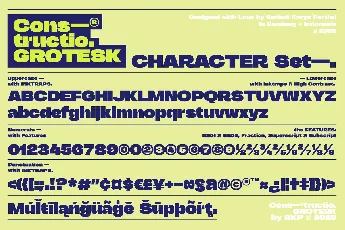 Constructio Grotesk font