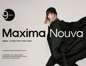 Maxima Nouva Family font