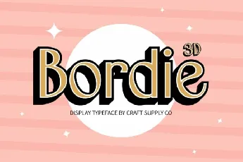 Bordie 3D font