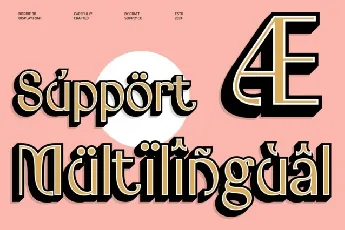 Bordie 3D font