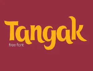 Tangak Free font