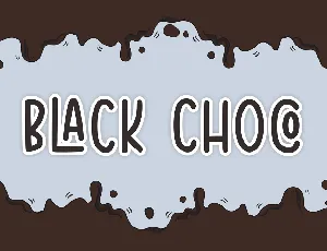 Black Choco Ligerature font