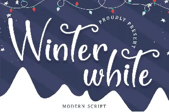 Winter White - Personal Use font