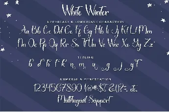 Winter White - Personal Use font