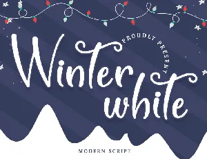 Winter White - Personal Use font