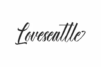 Loveseattle Demo font