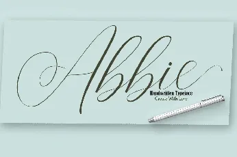 Abbie Script font