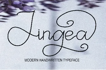 Jingea font