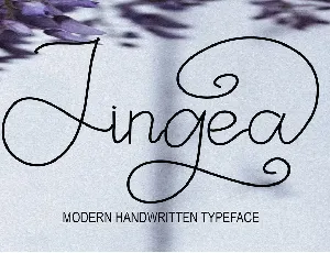 Jingea font