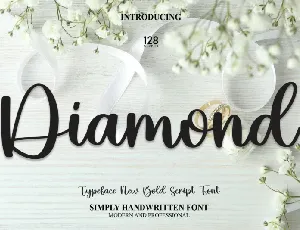 Diamond Script font