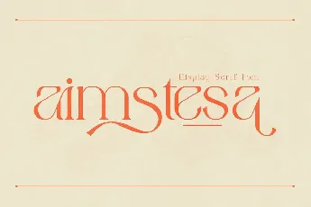 Aimstesa font