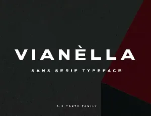 Vianella Sans Serif font