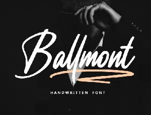 Ballmont Script font