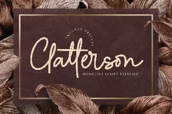 Clatterson Typeface font