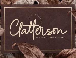 Clatterson Typeface font