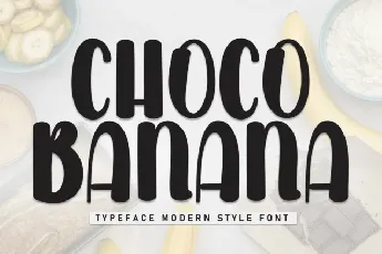 Choco Banana Display font