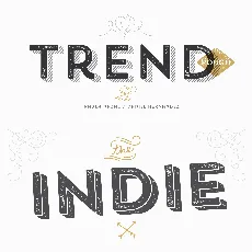 Trend font