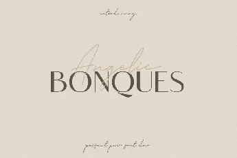 Angelic Bonques Duo font