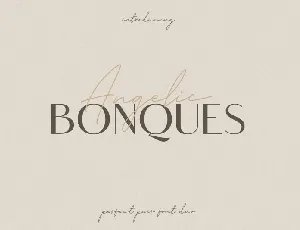 Angelic Bonques Duo font