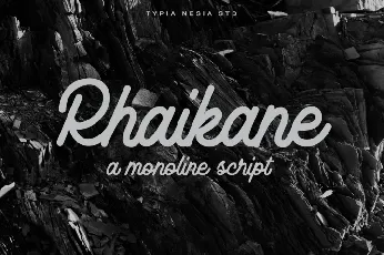 Rhaikane Script Free font