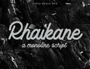 Rhaikane Script Free font