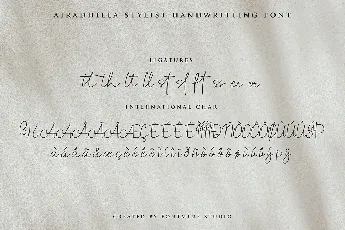 Airadhilla Demo font